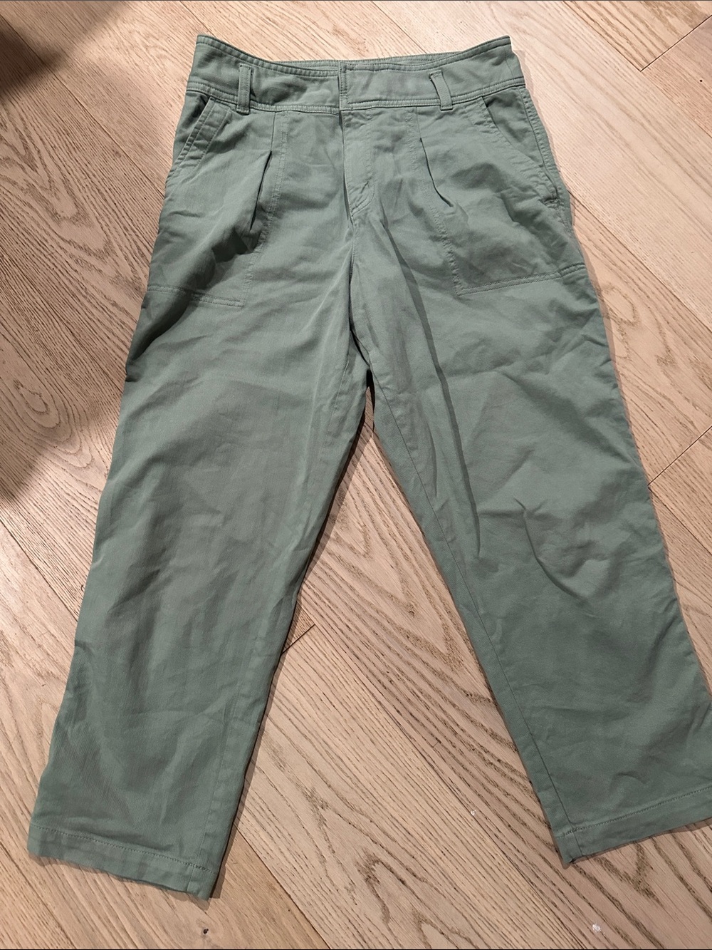 LOFT Women’s Chinos in Moss Green